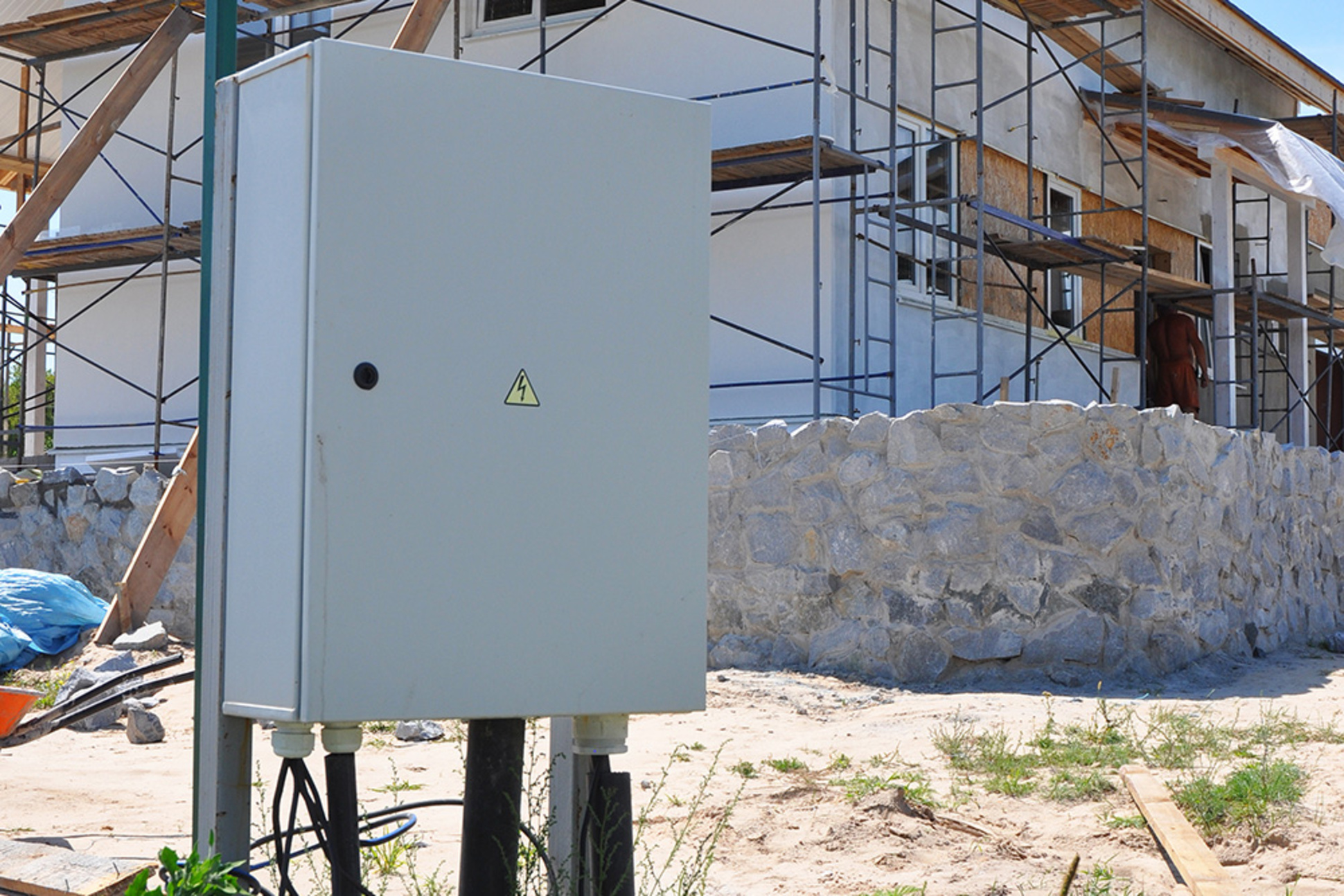 Baustrom bei Elektro Heckel in Roth