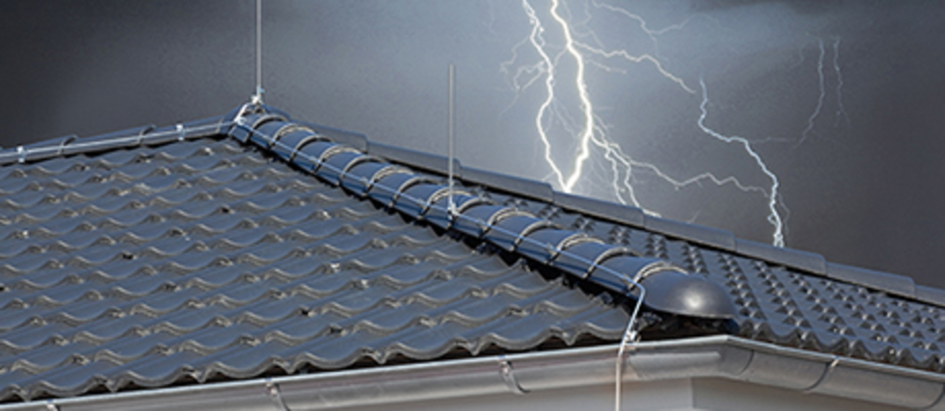 Äußerer Blitzschutz bei Elektro Heckel in Roth