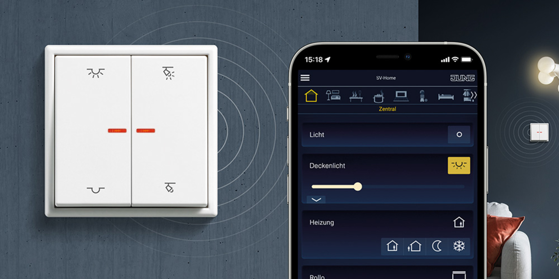 KNX RF Taster bei Elektro Heckel in Roth